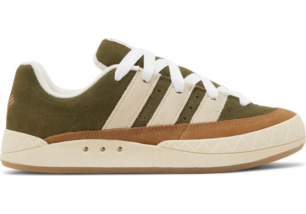 Кроссовки Adidas Adimatic x Human Made Dust Green Cream White